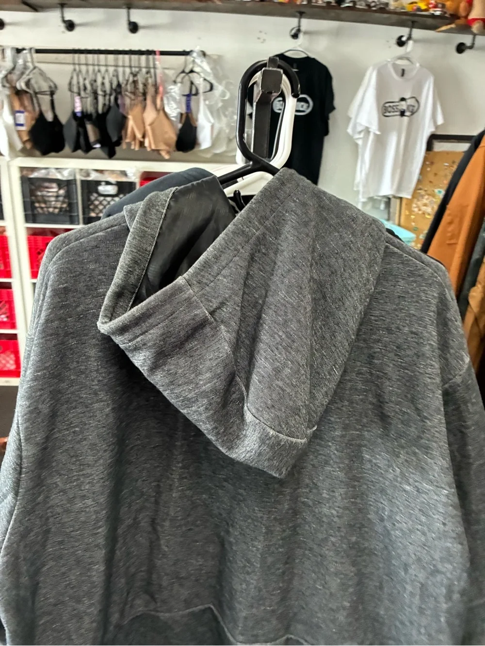 Men’s Jordan Sportswear Training Hoodie Used Sz 3XL Grey & BLK Pre Owned